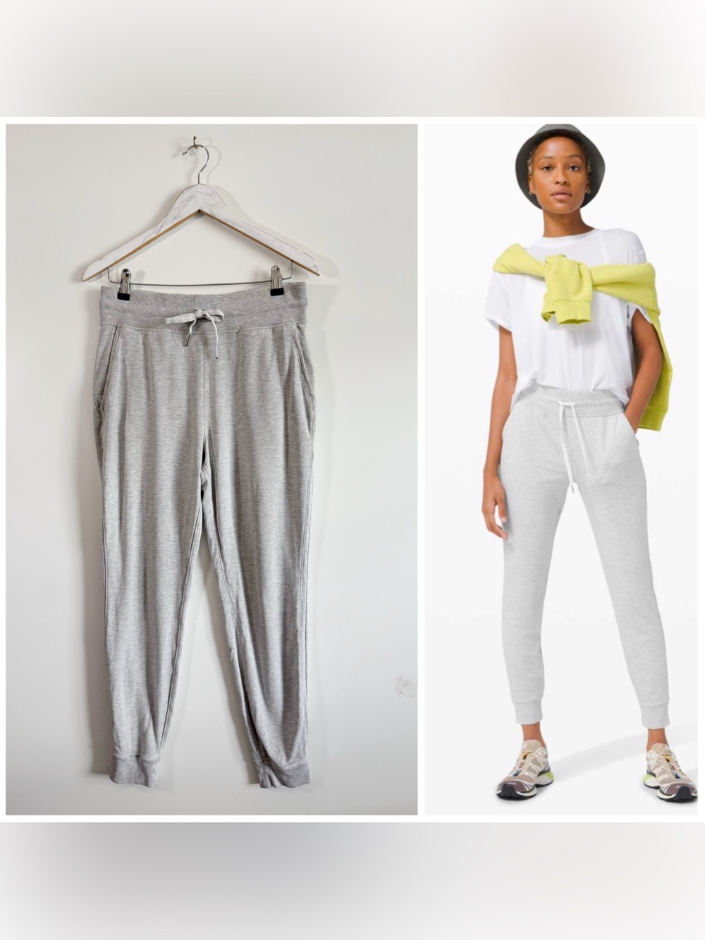 LULULEMON Warm Down High-Rise Jogger
Heathered Core Ultra Light Grey Size 8